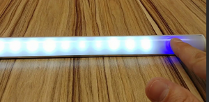 картинка Линейный угловой светильник 16*16 1500мм, 33Вт, 3000/4000/6000K, 2250lm, 12В с датчиком от магазина gslight
