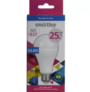 картинка Светодиодная (LED) Лампа Smartbuy-A65-25W/6000/E27 от магазина gslight