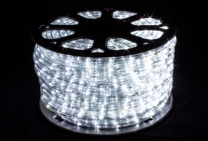 картинка Дюралайт LED круглый, 2 жилы, 13мм, 220V белый холодный от магазина gslight