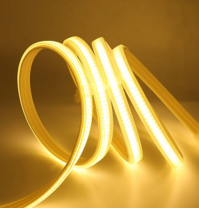 картинка Лента COB 320д/м 13Вт/м  220v белый-тёплый (20см рез) 10 м PRO от магазина gslight