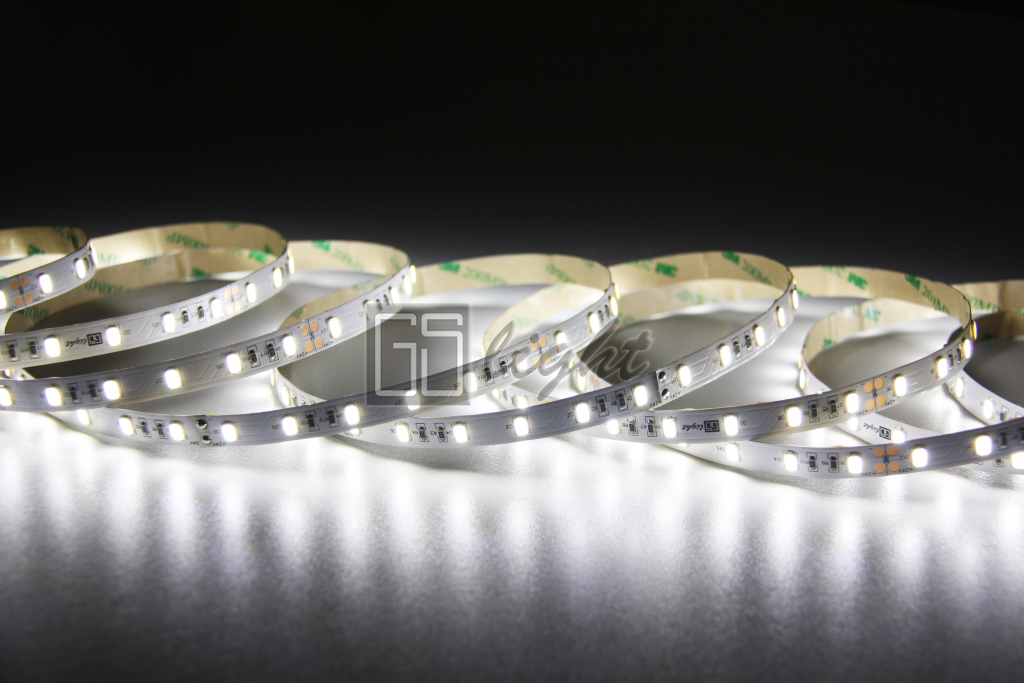 Открытая светодиодная лента SMD 5630 60LED/m IP33 24V White LUX GSlight Открытая светодиодная лента SMD 5630 60LED/m IP33 24V White LUX GSlight
