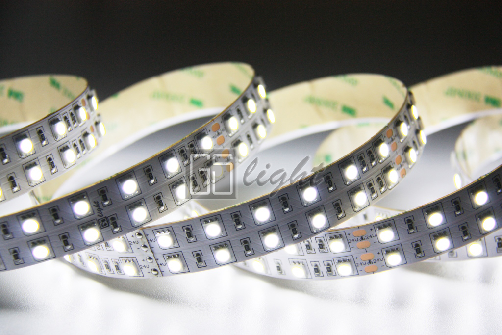 Открытая cветодиодная лента SMD 5050 120LED/m IP33 24V White LUX GSlight Открытая cветодиодная лента SMD 5050 120LED/m IP33 24V White LUX GSlight