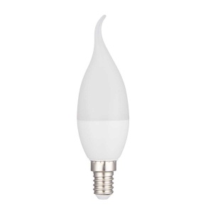 картинка Светодиодная (LED) СВЕЧА НА ВЕТРУ матовая Лампа Smartbuy-C37-9,5W/6000/E14 от магазина gslight