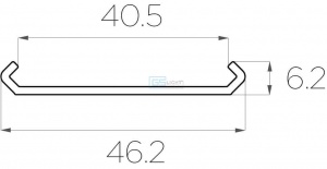 картинка Крепёжная пластина GS.4606 для профиля GS.6373 v2.0  от магазина gslight