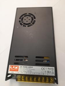 картинка Блок питания для светодиодных лент 24V 600W IP20 Black LUX от магазина gslight