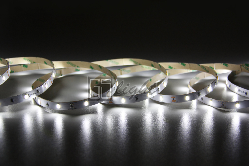 Открытая светодиодная лента SMD 5630 30LED/m IP33 12V White LUX GSlight Открытая светодиодная лента SMD 5630 30LED/m IP33 12V White LUX GSlight