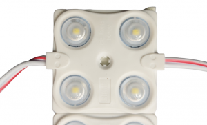 картинка Модуль с линзой 2835-4 12V IP65 White от магазина gslight