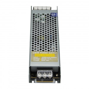 картинка Блок питания для светодиодных лент 12V 200W IP20 Strait PRO от магазина gslight