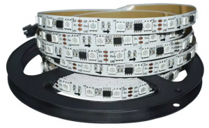 картинка Лента SPI WS2811 60LED/m IP33 12V (RGB) white от магазина gslight